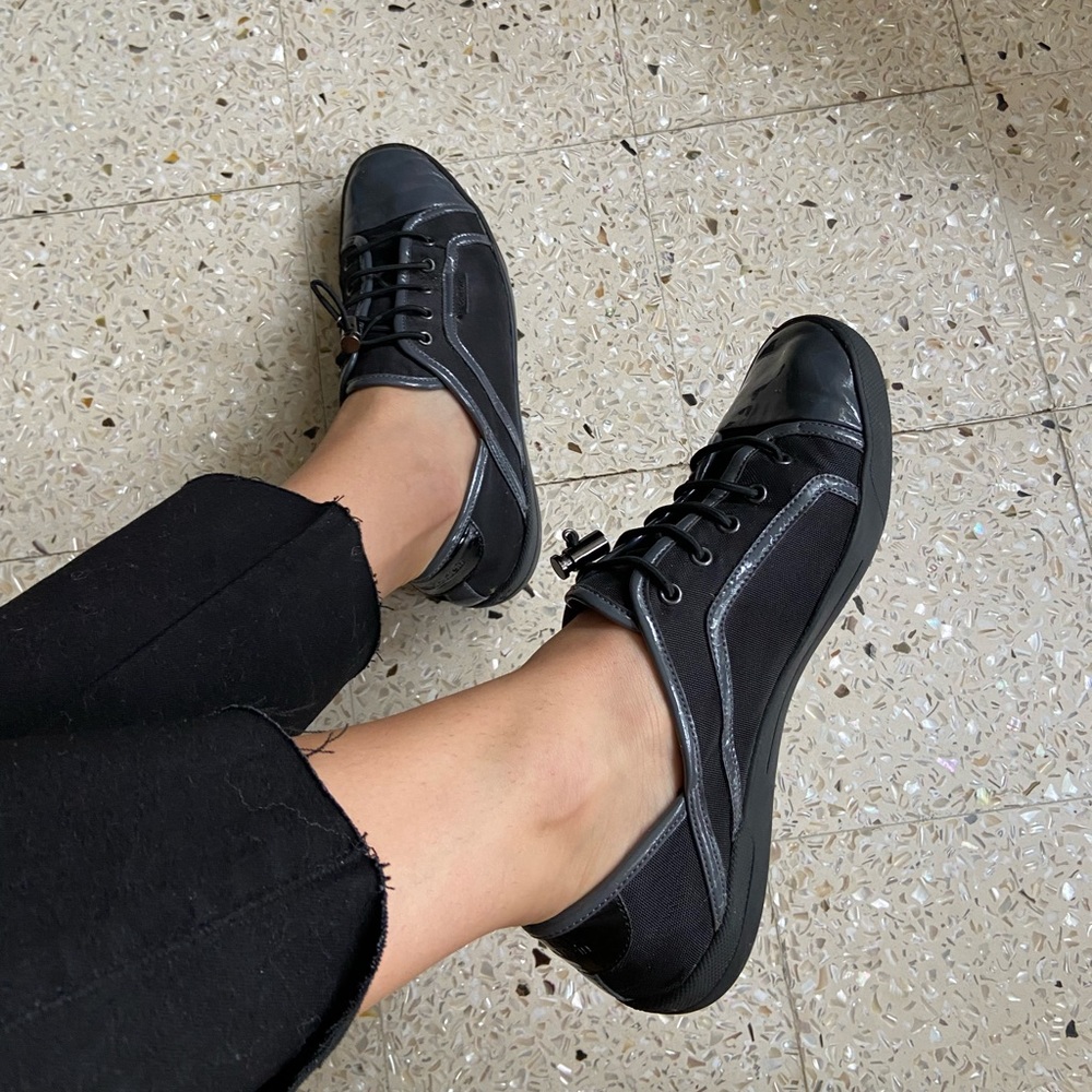 Calvin Klein black slip-on sneakers